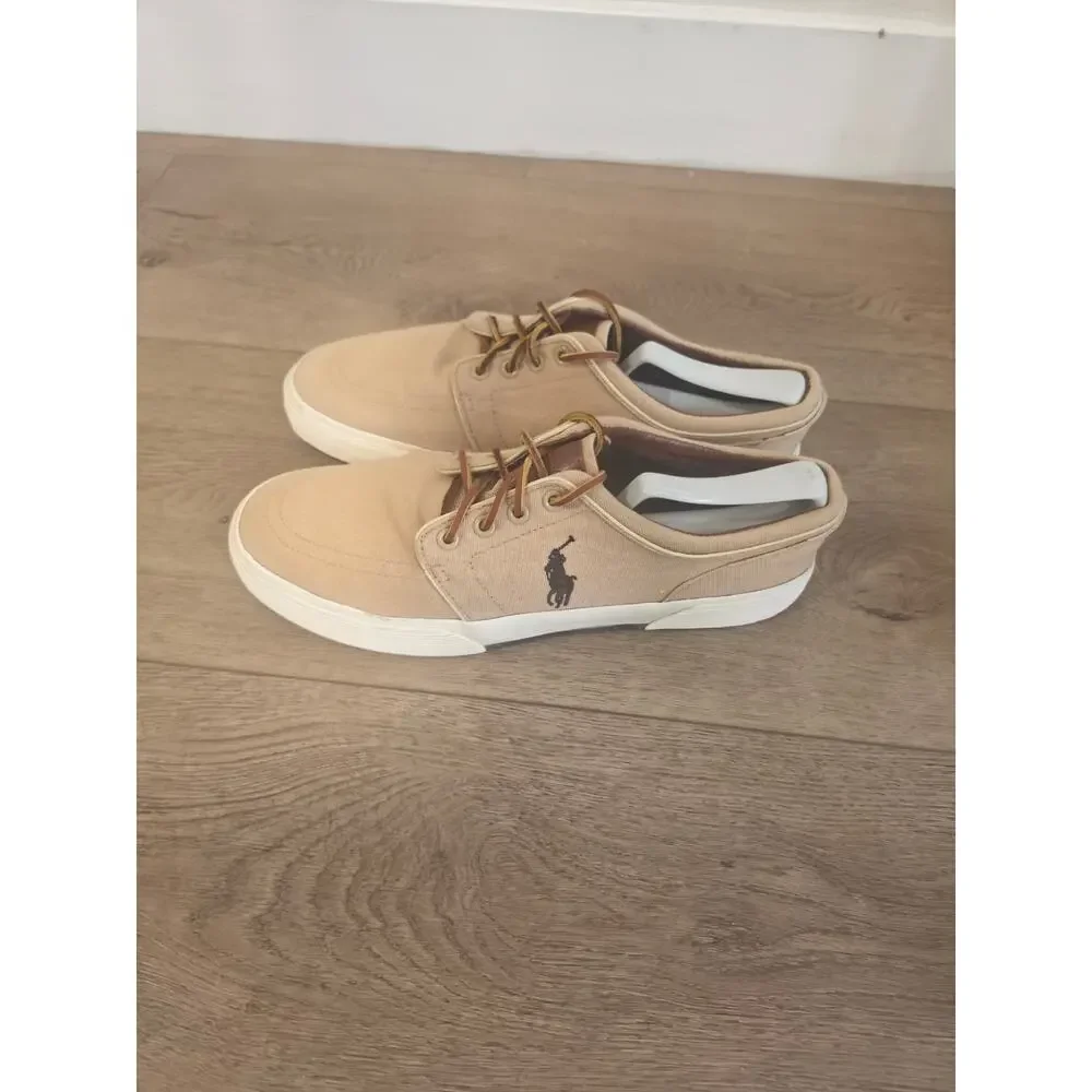 Polo Ralph Lauren Faxon Low Canvas Tan Men's 11D